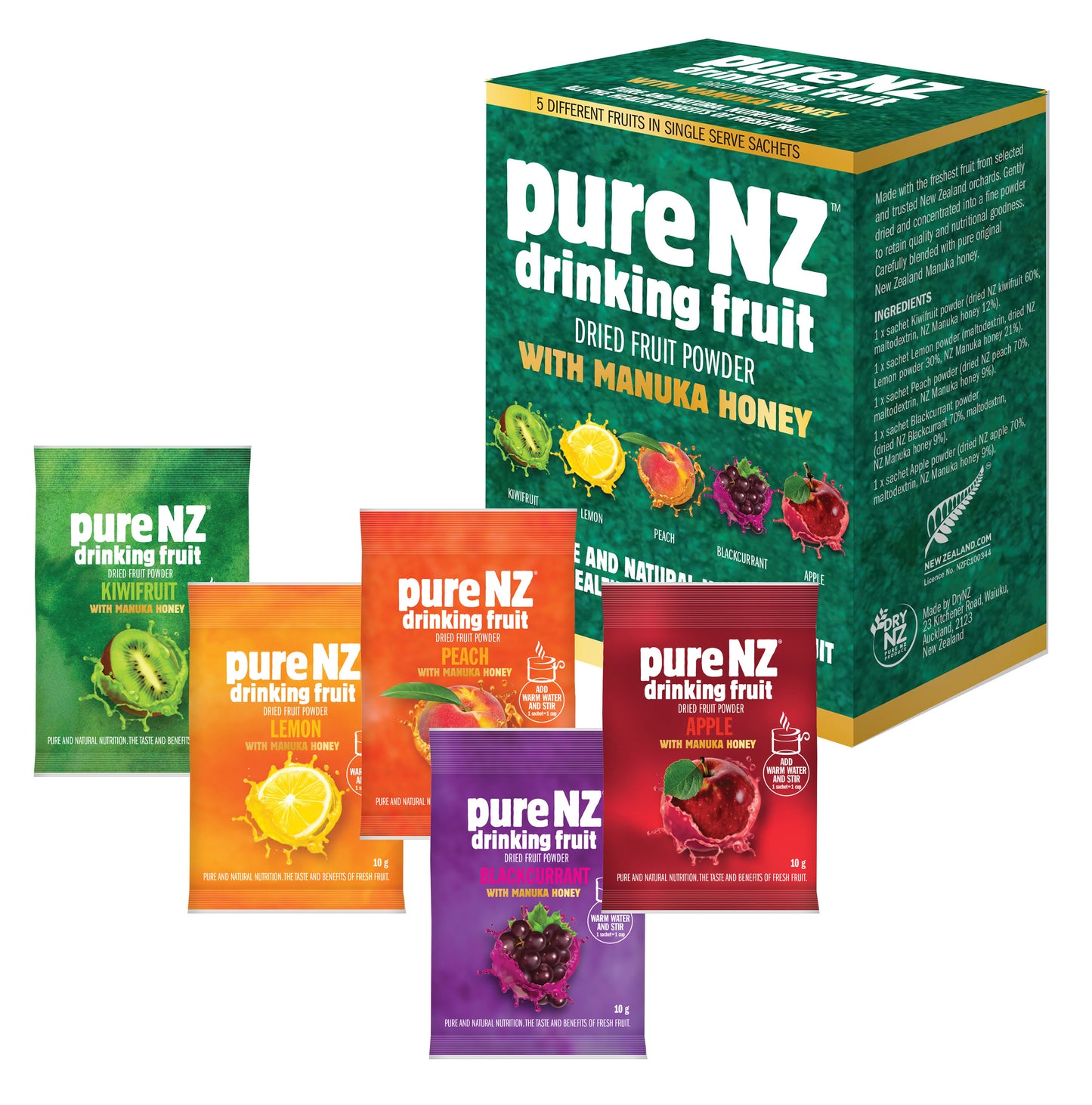 pure NZ drinking fruit